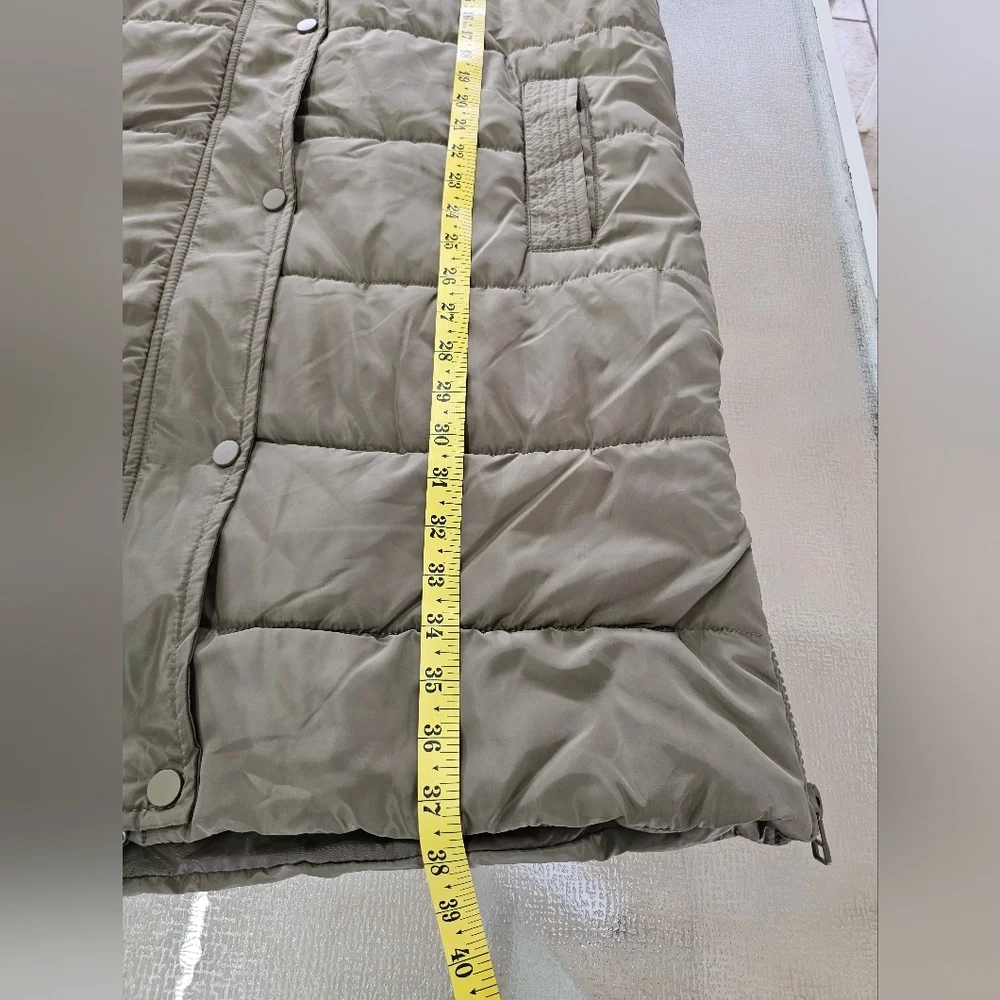 26 International Puffer Vest XL Longline Hooded Outdoor Utility Streetwear - Picture 10 of 11